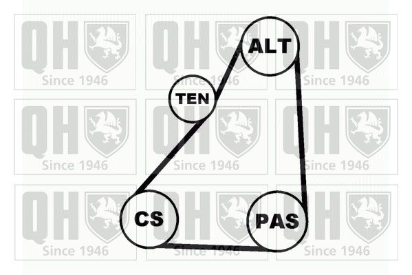 QUINTON HAZELL Moniurahihnasarja QDK16